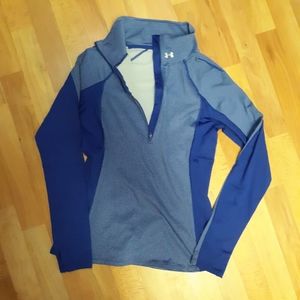 Under Armour fitted cold gear zipup top